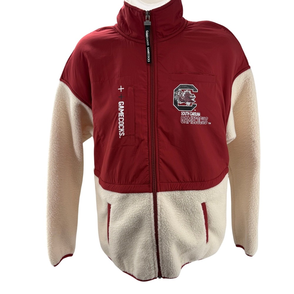 WEAR Erin Andrews South Carolina Gamecocks Sherpa Jacket Full Zip Medium NEW
